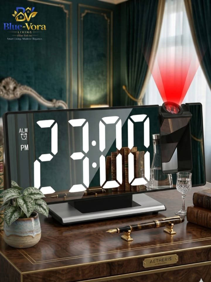 Aura time smart wall clock| Modern digital wall clock